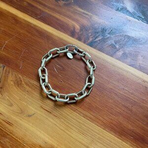 Clare V. Antique Gold Le Link Bracelet